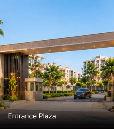 entrance plaza
