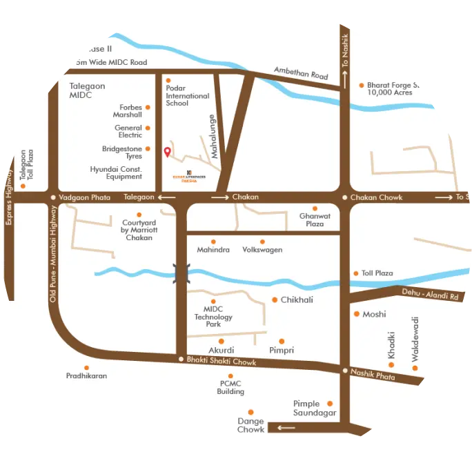 Detailed project location map
